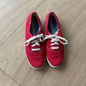 Keds Red Canvas Shoes